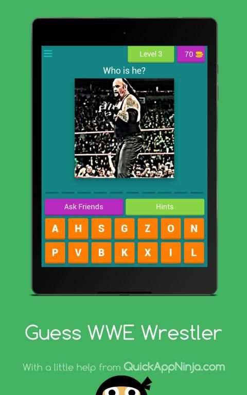 Guess WWE Wrestler स्क्रीनशॉट 9