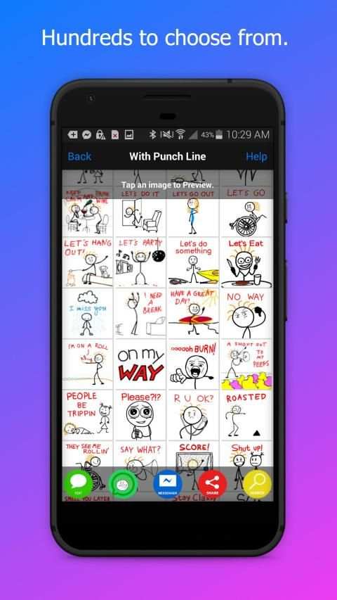 Stick Texting for WhatsApp screenshot 46