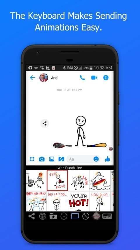 Stick Texting for WhatsApp screenshot 39