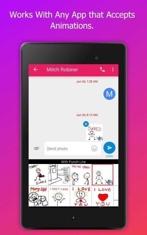 Stick Texting for WhatsApp screenshot 5