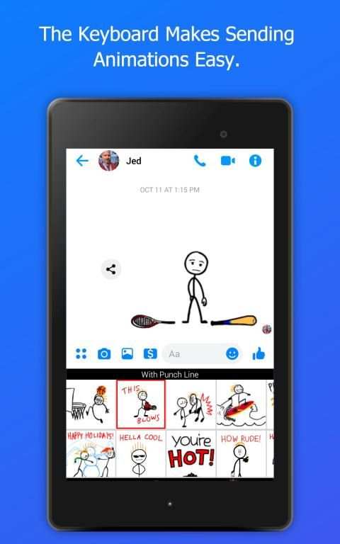 Stick Texting for WhatsApp screenshot 7