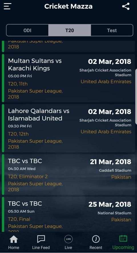 Cricket Mazza Live Line screenshot 4