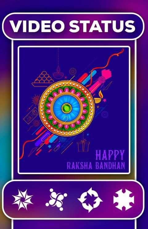 Raksha Bandhan Video Maker screenshot 5