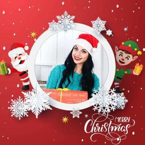 Christmas Photo Frames Wishes screenshot 2