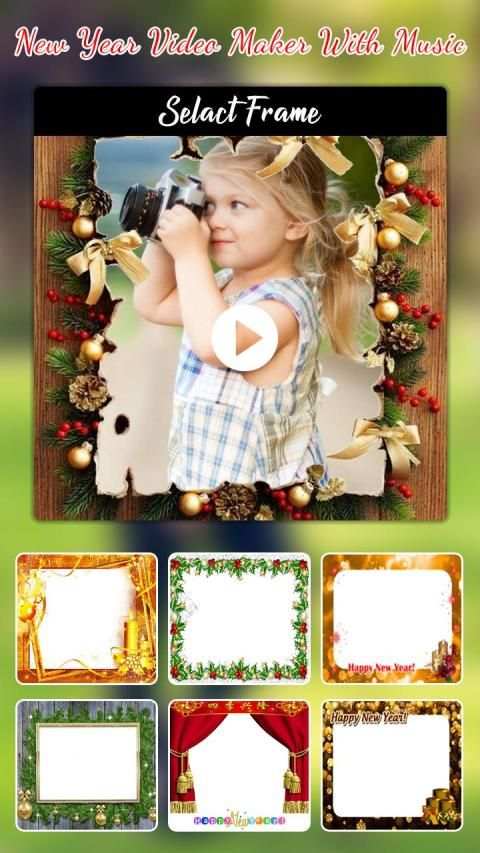 New Year Video Maker with Music - Status Maker स्क्रीनशॉट 3