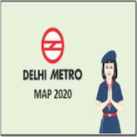 Delhi Metro Map 2020 on 9Apps