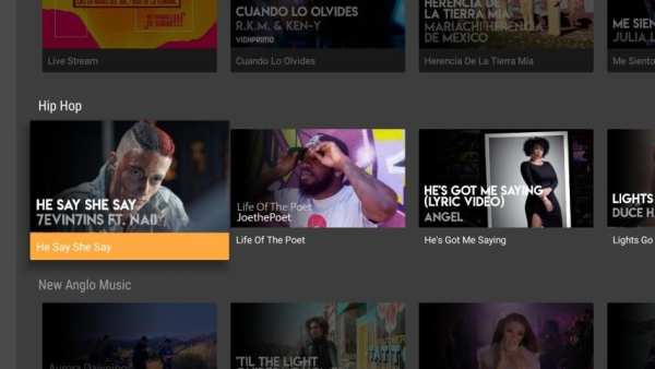 Latido Music for Android TV screenshot 2
