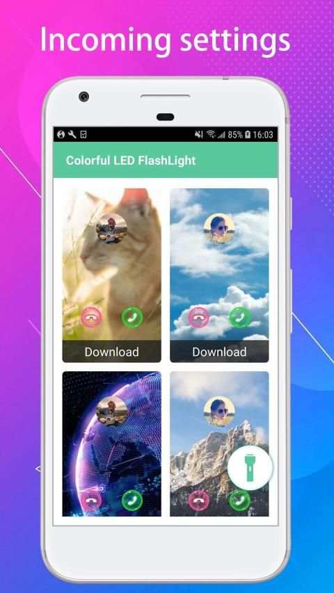 Colorful LED FlashLight screenshot 4