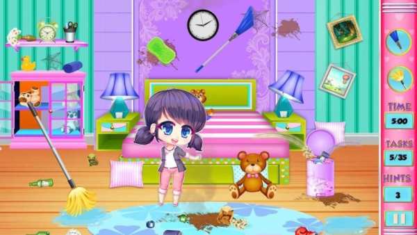 Lady Doll Makeover Room : Clean – Fashion – Game screenshot 4