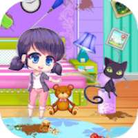 Lady Doll Makeover Room : Clean – Fashion – Game