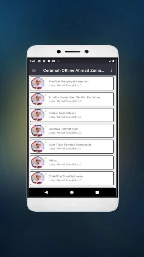 Ceramah Offline Ahmad Zainuddin, LC. screenshot 3
