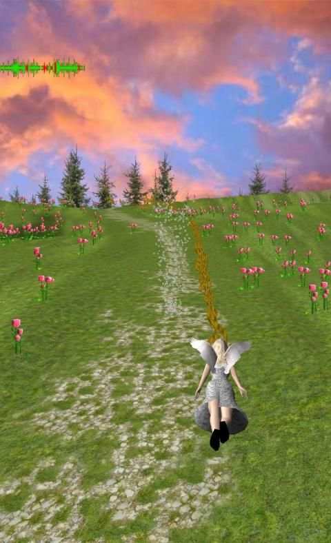 Flying Girl Runner 4 screenshot 1