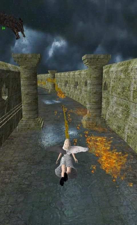 Flying Girl Runner 4 screenshot 3