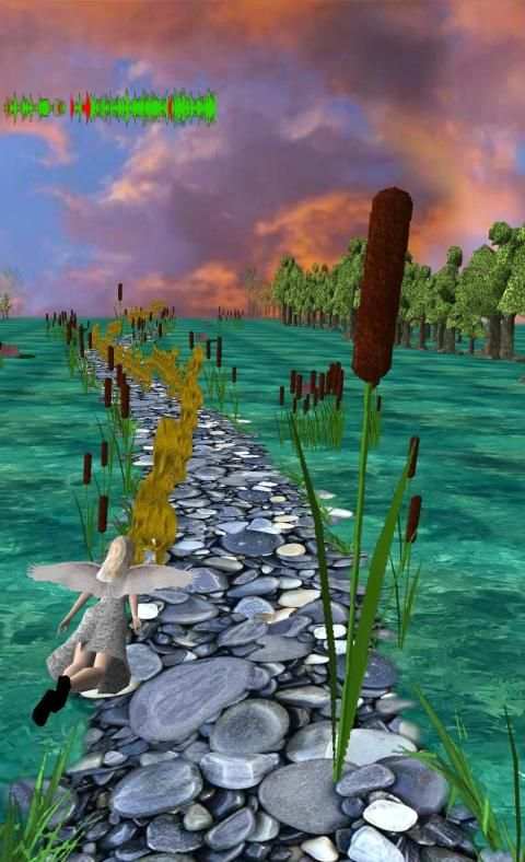 Flying Girl Runner 4 screenshot 2