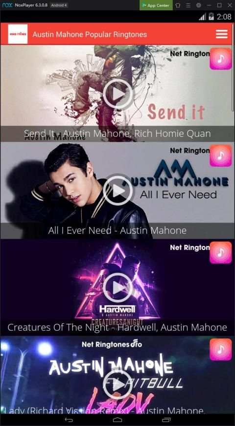 Austin Mahone Popular Ringtones screenshot 3