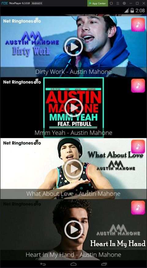 Austin Mahone Popular Ringtones screenshot 2