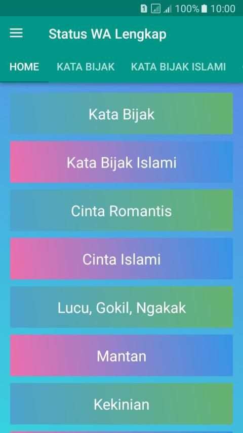Status WA Lengkap - Keren dan Lucu screenshot 8