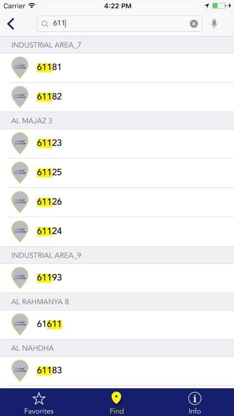 Sharjah Postal Code screenshot 4