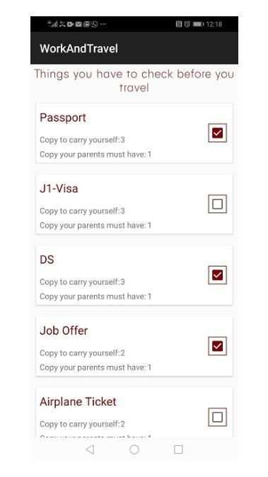 Work and Travel Guide screenshot 1