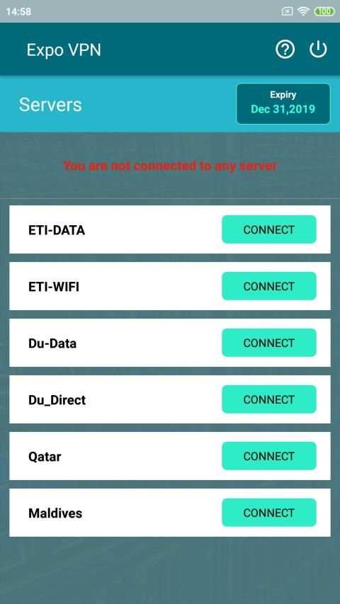 Expo VPN स्क्रीनशॉट 1