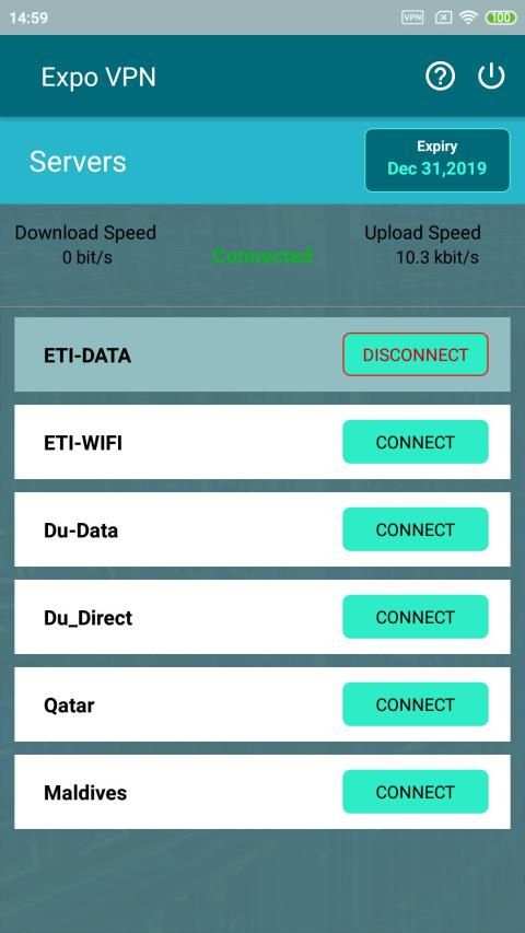 Expo VPN स्क्रीनशॉट 3