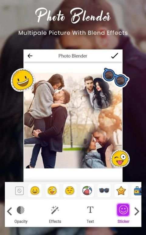 Multiple Photo Blender - Photo Mixer स्क्रीनशॉट 4