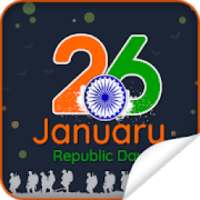 Republic Day Stickers For Whatsapp (26-January) on 9Apps
