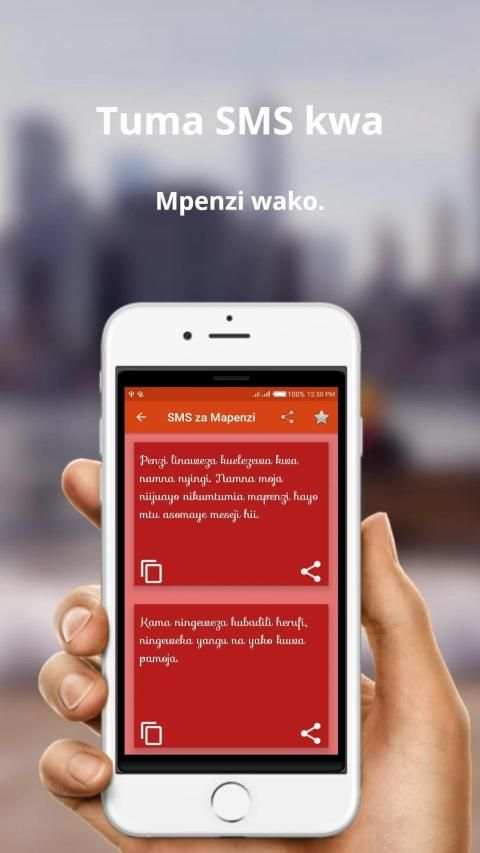 SMS za Mapenzi 101 स्क्रीनशॉट 3
