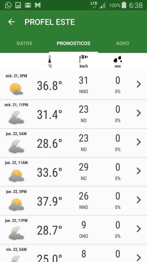 Profel Clima screenshot 3