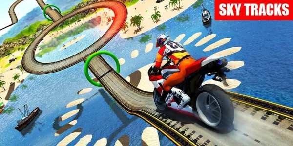 Bike Driving Simulator Offroad Impossible Tracks स्क्रीनशॉट 1