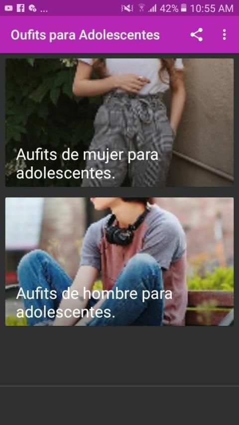 Oufits para Adolescentes screenshot 8