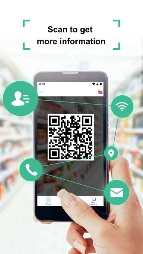 Coreader- QR Code & Barcode Scanner स्क्रीनशॉट 1