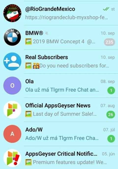 Tlgrm messenger screenshot 1