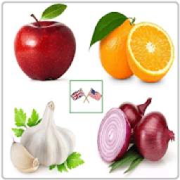 Vegetables and Fruits Vocabulary