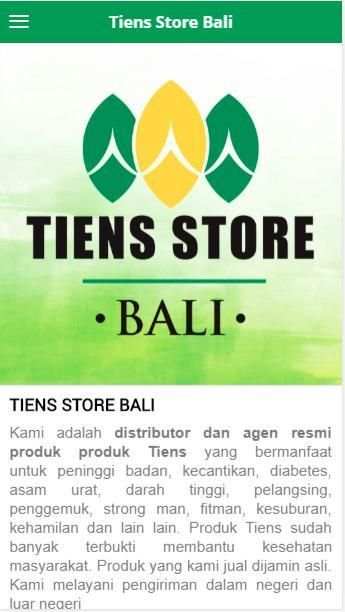 Tiens Store Bali screenshot 4