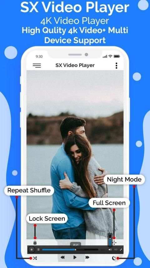 SX Video Player – 4K Video Player स्क्रीनशॉट 2