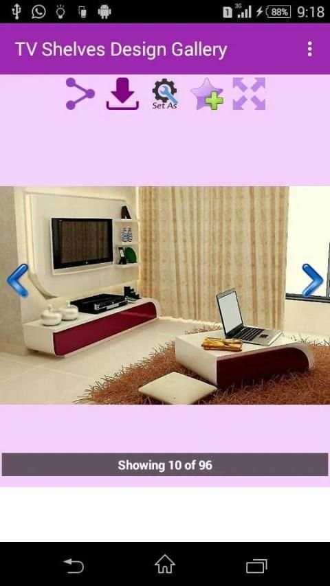 TV Shelves Design Gallery स्क्रीनशॉट 1