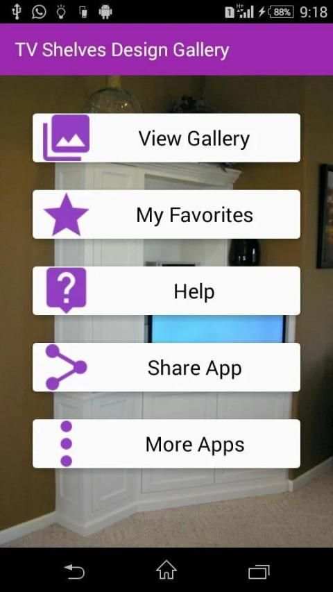 TV Shelves Design Gallery स्क्रीनशॉट 4