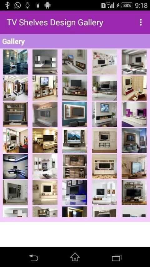 TV Shelves Design Gallery स्क्रीनशॉट 3