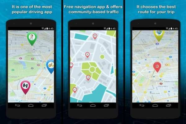 Free Walkthrough GPS navigation wayse screenshot 1