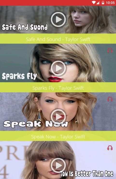 Top Ringtones Taylor Swift screenshot 1