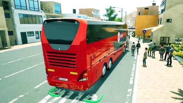 Heavy Bus Driving Simulator :Coach Bus Racing Game स्क्रीनशॉट 1