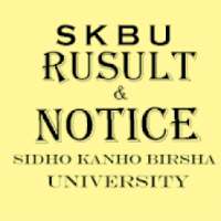 SKBU Rusult & Notice Sidho Kanho Birsha University on 9Apps
