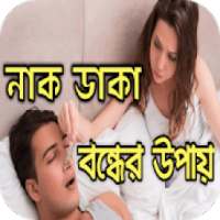 নাক ডাকা বন্ধের ঘরোয়া কিছু উপায়