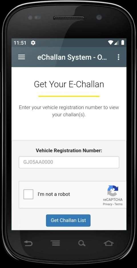 Gujarat RTO E-Challan Payment screenshot 1
