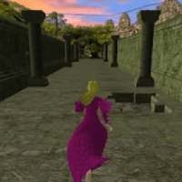 Princess in Temple. Game for girls
