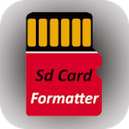 SD Card Formatter-Formatting Data SD Card