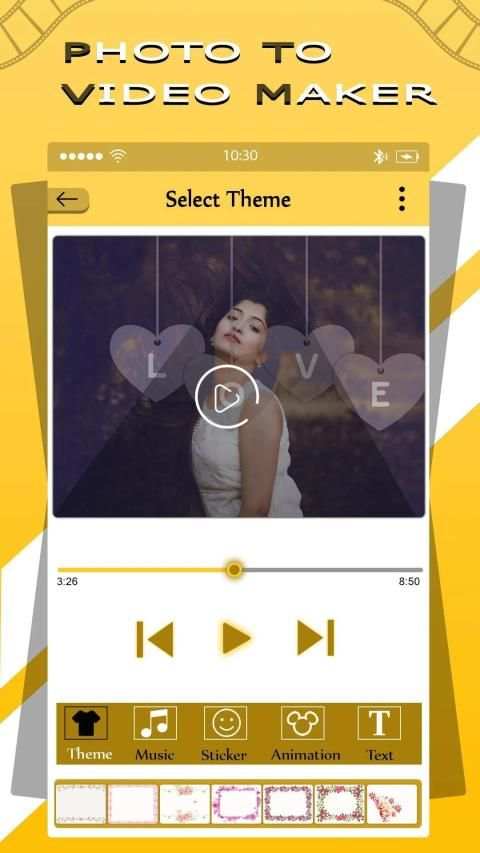 Love Video Maker स्क्रीनशॉट 3