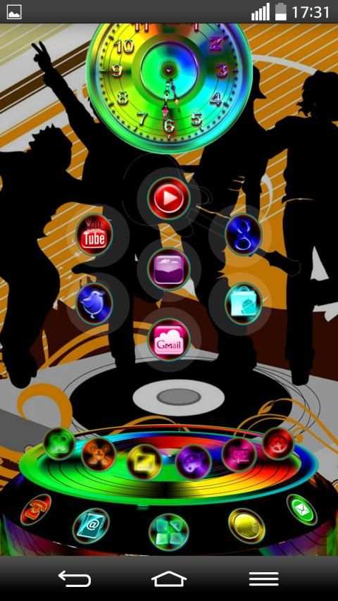 Next Launcher 3D Theme ClubMix 1 تصوير الشاشة