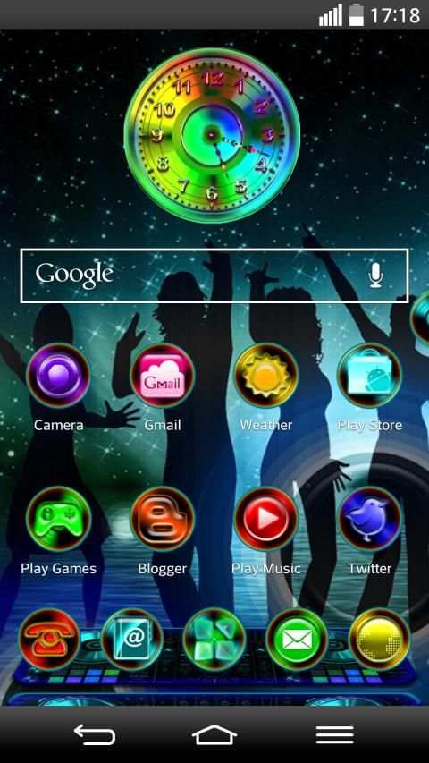 Next Launcher 3D Theme ClubMix 8 تصوير الشاشة